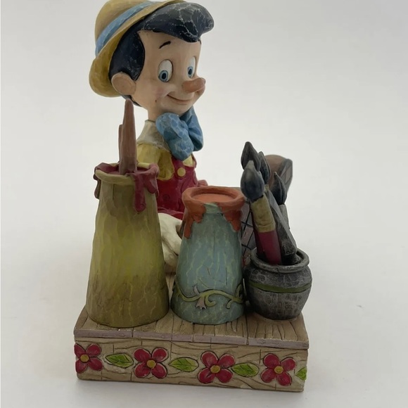 Jim Shore Rare Disney Showcase "Carved From The Heart" Pinocchio Enesco 2005 - Picture 5 of 7